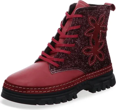 Produktbild von Gemini Damen Schnürboot rot Größe 41