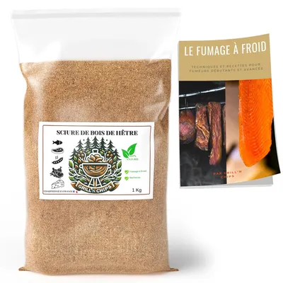 Image de Sciure de hêtre pour la fumaison à froid