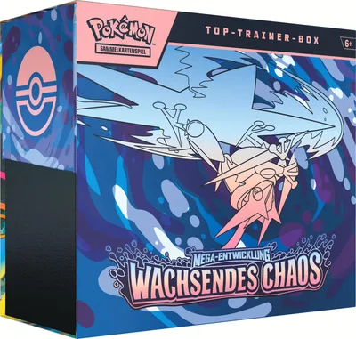 Produktbild von Pokémon Sammelkarten|Pokémon|Amigo Pokémon-Sammelkartenspiel: Top-Trainer-Box Mega-Entwicklung - Wachsendes Chaos