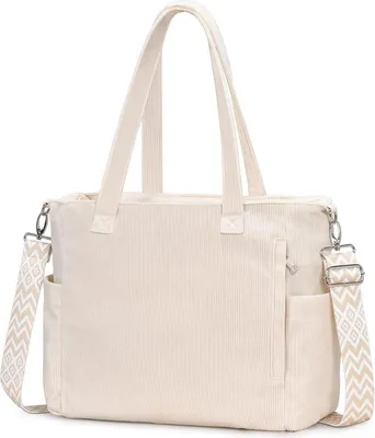 Produktbild von Oscaurt Damen Cord Umhängetasche Groß Shopper Crossbody Tote Bag