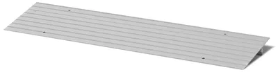 Image de Rampe de seuil Ikodm, rampe pour fauteuil roulant en aluminium avec conception réglable et capacité de charge de 360 kg, rampe antidérapante pour trottoir adaptée aux fauteuils roulants et aux poussettes (hauteur : 2,5 cm)