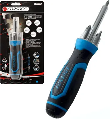 Immagine prodotto di cacciavite universale 5 in 1 con magnete e luce