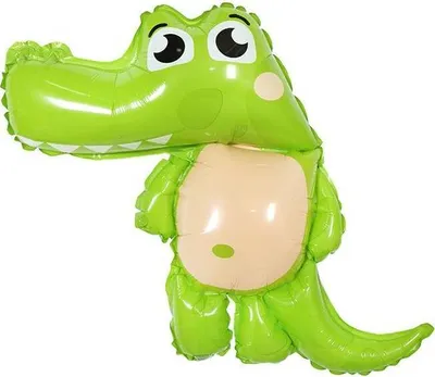 Zdjęcie produktu dla Balon foliowy krokodyl 59x40cm - Cakesicq