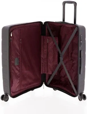 Produktbild von Koffer, 60 cm - Polypropylen - Schwarz - Mit TSA- für sichere Reisen