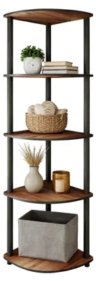 Produktbild von Sessanio - Regal, 34x34x139h cm Nussbaum Braun, 4 Regalböden