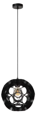 Obrázok produktu pre Jedinečná závesná lampa Hannelore, priemer 30 cm, čierna