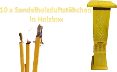 Produktbild von Holz-Räucherstäbchenbox Räucherturm Räuchersäule