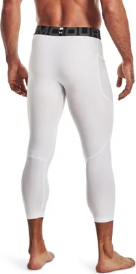Zdjęcie produktu dla UNDER ARMOUR HeatGear Armour 3/4 Legginsy Herren 100 - biały/czarny S