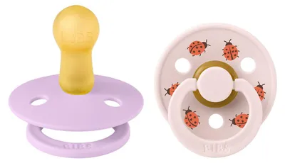 Image de Bibs STUDIO, Sucette classique pour bébé, Forme ronde, En latex, Pour garçon/fille