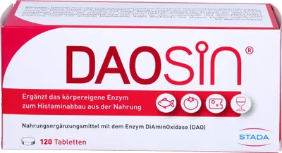 Obrázek produktu pro Daosin tablety na podporu odbourávání histaminu, 120 tablet