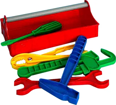 Zdjęcie produktu dla Zestaw narzędzi w plastikowej skrzynce narzędziowej