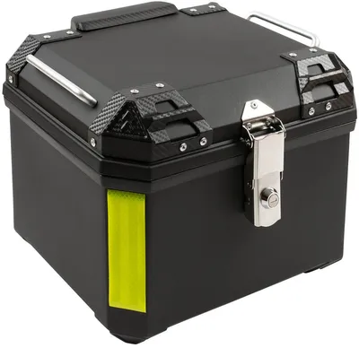 Produktbild von Motorradkoffer Top Case 36L Rollerkoffer Helmkoffer Schwarz Matt mit Schloss