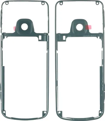 Produktbild von Nokia 6700c Mittelgehäuse / Rahmen, schwarz