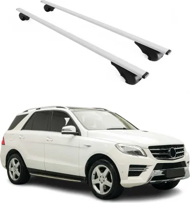 Produktbild von Dachträger Grundtäger für Mercedes ML Klasse GLE W166 2011-2015 75kg Silber 2x