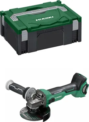Image de Meuleuse sans fil Brushless 18V - Ø 125 mm - Sans batterie, ni chargeur - Livré en coffret HitCase III - HIKOKI - G1813DAW2Z