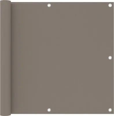 Produktbild von Balkon-Sichtschutz Taupe 90x500 cm Oxford-Gewebe