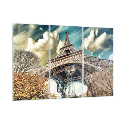 Produktbild von Bilder auf glas - Eiffel technik europa frankreich - 165x110cm - Glasbilder - Wandbilder - Kunstdruck - Wanddekoration aus Glas - Glas Bilder - Wandbild auf Glas - GCE165x110-2489