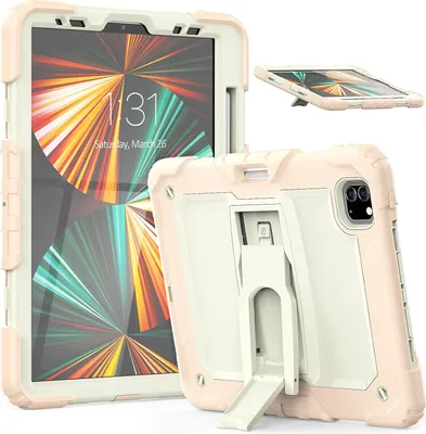 Immagine prodotto di Custodia per iPad Pro 11/Air 5/4 con supporto e tracolla Rosa