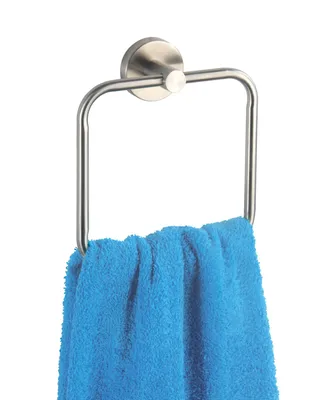 Produktbild von WENKO Handtuch Ring Halter Edelstahl Stange Edelstahl Bad BOSIO matt Gäste WC