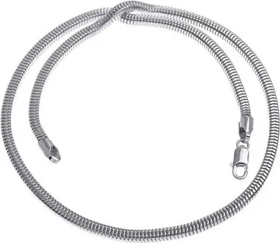 Produktbild von SILBERKETTEN STORE Schlangenkette, vierkant 4,5mm - 925 Silber, Länge wählbar - 50cm