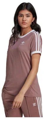 Zdjęcie produktu dla Koszulka damska Adidas z krótkim rękawem i 3 paskami 36