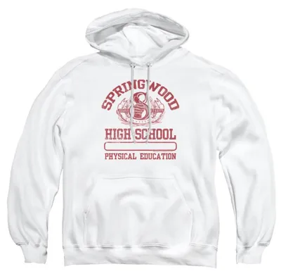 Zdjęcie produktu dla Bluza z kapturem "Springwood High School" z filmu "Krzyk", uni , dla mężczyzn/kobiet, model TV40544 (XXL), kolor biały