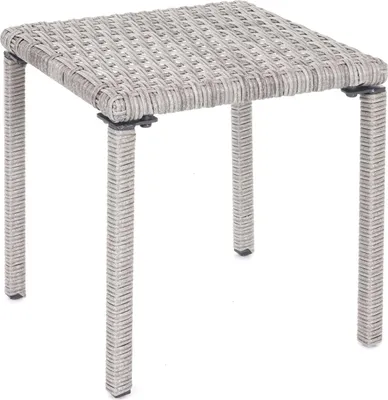 Immagine prodotto di set di 2 lettini HWC-E27, lettino da giardino, in rattan ~ grigio Cuscini grigio scuro