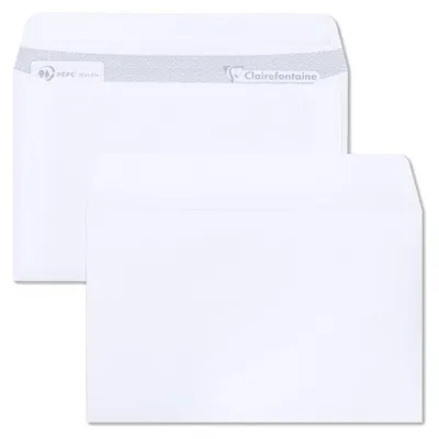 Produktbild von Clairefontaine 9811C, Weiß, Papier, 90 mm, 140 mm, 90 g, 25 Stück(e)