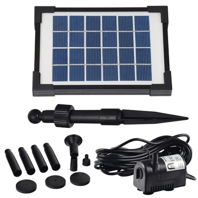 Produktbild von Agora-Tec® Solar Springbrunnenpumpe Teichpumpe - Set AT-2W