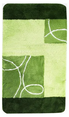 Produktbild von Badteppich Curly grün 70 x 120 cm