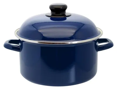 Produktbild von ELO Kochtopf Royalblau Ø 20 cm aus hochwertiger Emaille, perfekt für jede Küche  vielseitig und langlebig