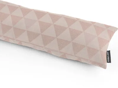 Produktbild von SCHÖNER LEBEN. Zugluftstopper Metallic Triangel Retro Scandi rosa hell Auswahl 100cm Länge