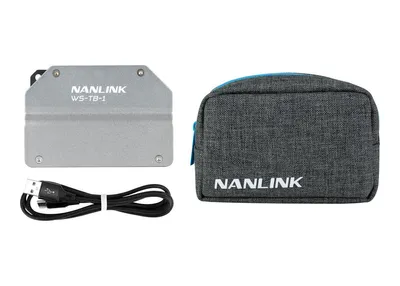Produktbild von Nanlite WS-TB-1 Steuerungsbox mit Bluetooth 2.4GHz Modul, 15h Akku, Multi-Leuchten-Steuerung