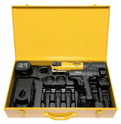 Immagine prodotto di Pressatrice A Batteria Con Mini Matrici Modello Basic Universale Fino A Ø 40 Mm