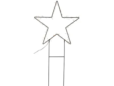 Produktbild von Star Trading 475-15, Leichte Dekorationsfigur, Schwarz, IP44, 100 Glühbirne(n), LED, 0,06 W