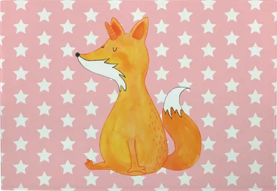 Produktbild von Mr. & Mrs. Panda Frühstücksbrett Einhorn Wunsch - Rot Pastell - Geschenk, Füchse, Fuchs, Brotzeitplatte, Unicorns, Einhörner, schneidbrett, Glas Servierplatte, Unicorn