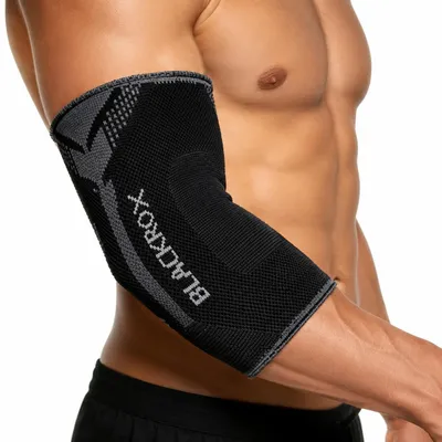 Produktbild von BLACKROX SWISSBERN V2 Ellenbogenbandage – Elastisch Sport Fitness (S)