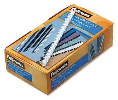 Produktbild von Fellowes Apex White Plastic Comb 6Mm