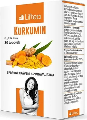 Obrázok produktu pre Liftea Kurkumín, 30 kapsúl