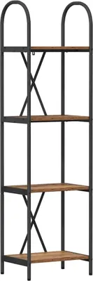 Image de Regal Altholz 40 x 30 x 146 cm Holzwerkstoff