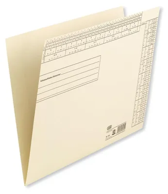 Productafbeelding van Elba insteekmap A4, kraftpapier, met perforatie voor ringband, bruin, 50 stuks