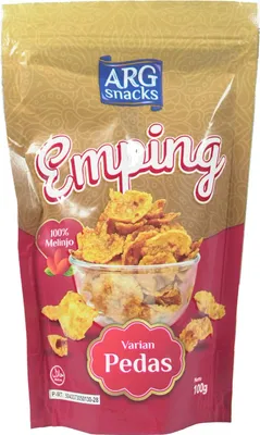 Produktbild von ARG Snacks Emping Pedas 100% Melinjo 100g