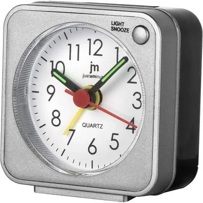 Immagine prodotto di Lowell Justaminute JA7035, Sveglia analogica, Grigio, Analogica, Batteria, 60 mm, 60 mm