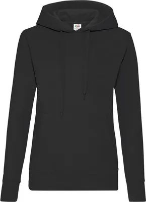 Produktbild von Damen Sweat-Kapuze - FOL HOODED SWEAT/W - black - Größe M