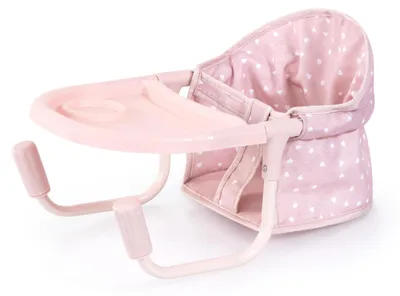 Produktbild von Bayer Design 65911AA Puppentischsitz, Sitz für Puppen mit intergiertem Tablett, für Puppen bis 46 cm