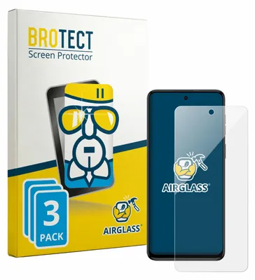 Produktbild von 3x BROTECT Schutzglas für Motorola Moto G54 / G55 Schutzfolie Panzer Folie Glas Display Schutz klar
