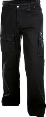 Produktbild von DASSY® Kingston Canvas Arbeitshose SCHWARZ Gr.63 Länge: STANDARD