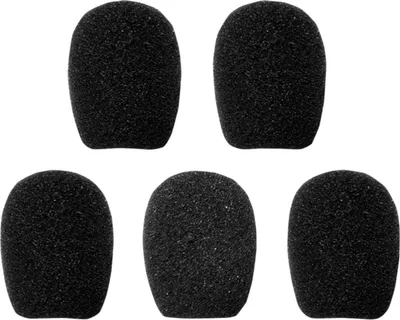 Produktbild von Mikrofonschwammkappen Für Intercoms 20S, Smh10R, Smh5, 3S, Sph10, 10C, 10S ( 5 Stück)