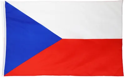 Produktbild von INQUARK 90 x 150 cm Tschechien Flagge mit zwei Metallösen