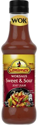 Produktbild von Conimex Woksaus Sweet & Sour 175g – Aromatische süß-saure Wok-Sauce für Fleisch, Gemüse & Reis